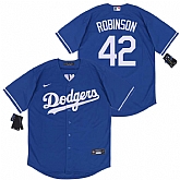 Dodgers 42 Jackie Robinson Royal 2020 Nike Cool Base Jersey,baseball caps,new era cap wholesale,wholesale hats